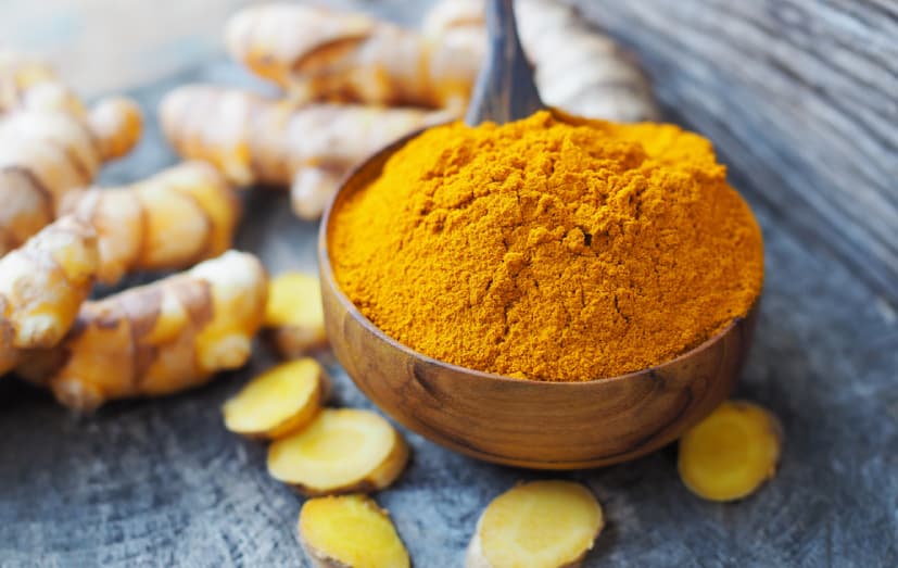 Turmeric Extract in a laboratory jar