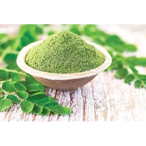Moringa Extract in a laboratory jar